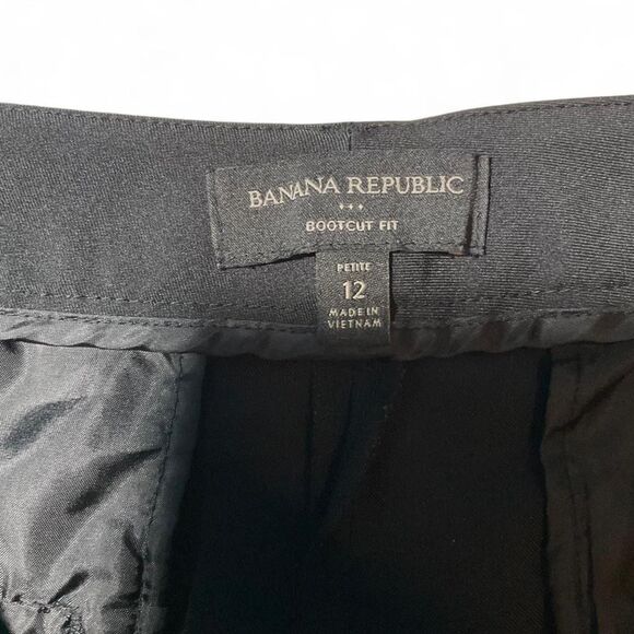 Banana-republic Women's Black Trousers size 12 - Picture 2 of 8